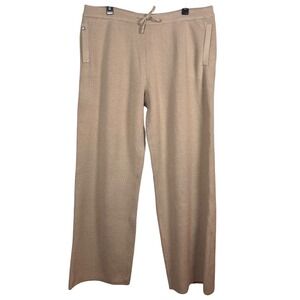 NWT FIGS Women's Ribbed Knit Lounge Pants or Loungewear Pants, Latte, Size XL